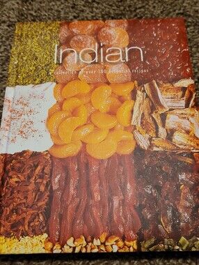 Indian Cuisine Recipe Cookbook Hard Cover Illustrsted